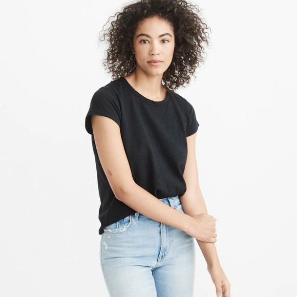 CREW TEE BLACK - Picture 1 of 4